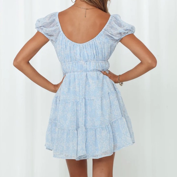 Hello Molly ‘Dancing In The Rain Dress’ - Blue - Size M - Picture 2 of 9